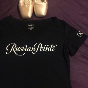 Russian Pointe RP Shoes Logo Shirt, Small (Ballet)